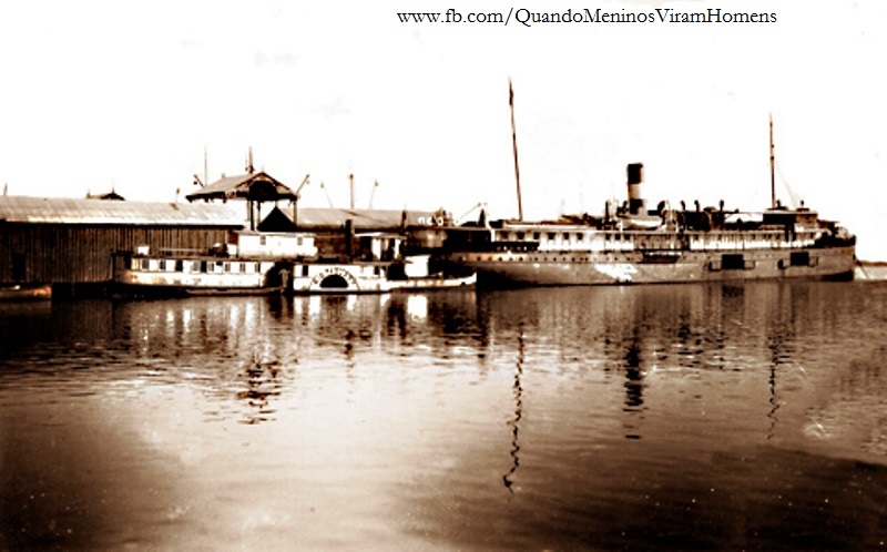 Cais de Embarque em Porto Alegre - 1900
